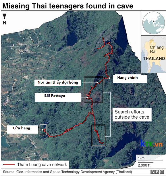 Hành trình cứu đội bóng nhí Thái Lan mắc kẹt.